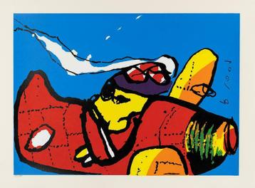 Herman Brood Zeefdruk: Red Barron