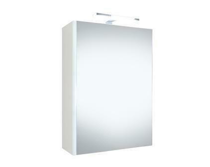 Happy MDF spiegelkast + verlichting 50x60cm, Huis en Inrichting, Woonaccessoires | Spiegels, Ophalen of Verzenden