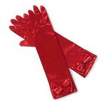 Prinsessenjurk - Handschoenen met strik - Rood - Kleedje, Nieuw, Verzenden