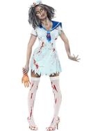 Zombie matroos meisje halloween kostuum, Nieuw, Ophalen of Verzenden