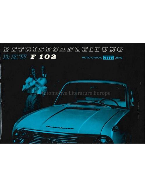 1963 AUTO UNION DKW F102 INSTRUCTIEBOEKJE DUITS, Auto diversen, Handleidingen en Instructieboekjes, Ophalen of Verzenden