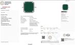 Ring Platina - 8.42ct. tw. Smaragd - Diamant, Handtassen en Accessoires, Ringen, Nieuw