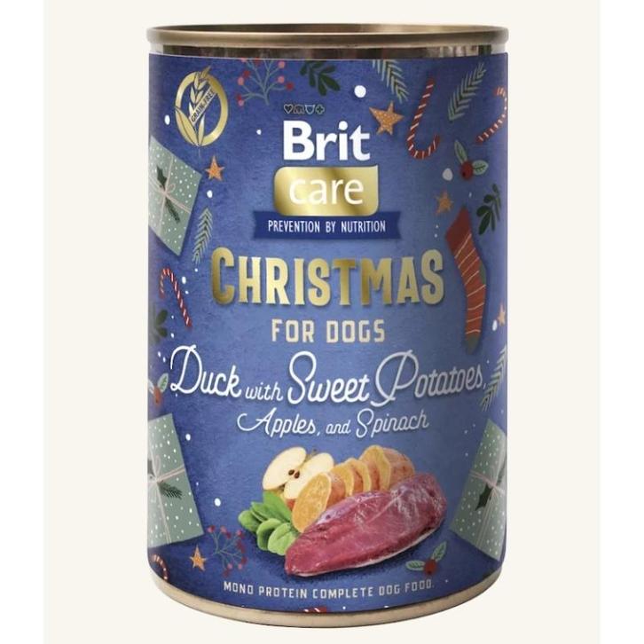 Brit care dog christmas can duck 400g – hondenvoer met eend, Dieren en Toebehoren, Honden-accessoires, Nieuw