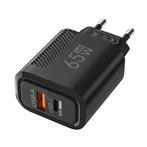 2-Poort GaN Snellader 65W - PD / Quick Charge 3.0 / USB, Télécoms, Téléphonie mobile | Batteries, Verzenden