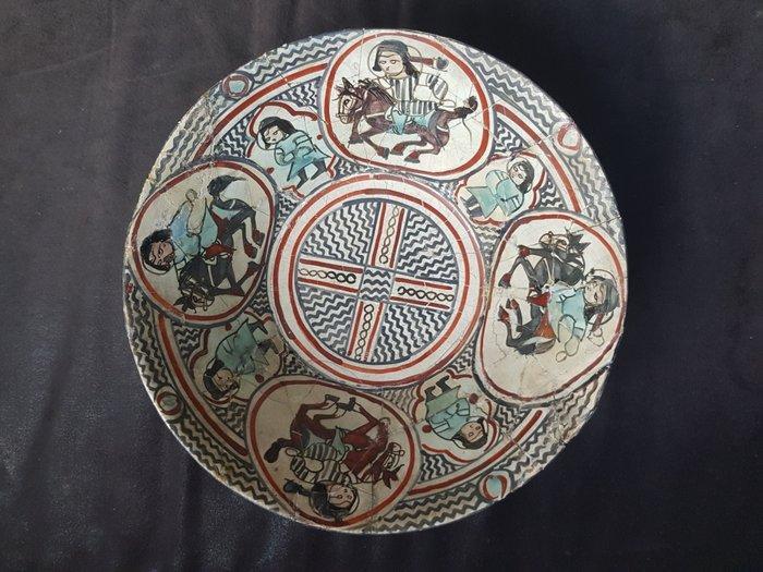 Islamitische keramiek Seljuk Minai kom - Keramiek -, Antiek en Kunst, Kunst | Niet-Westerse kunst