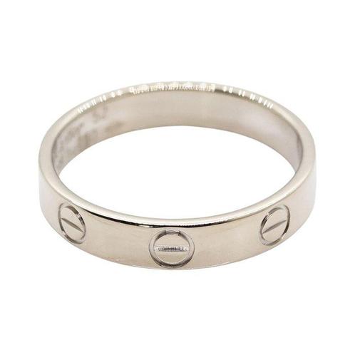 Cartier - Bague - LOVE small model - 18 carats Or blanc, Handtassen en Accessoires, Ringen