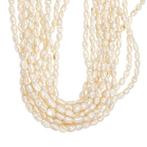 Zonder minimumprijs - Halsketting Zilver - Parel, Handtassen en Accessoires, Kettingen, Nieuw