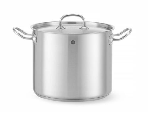Kookpan Hoog - Met Deksel, Hendi, Kitchen Line, 9L, 240x(h), Zakelijke goederen, Horeca | Keukenapparatuur, Ophalen of Verzenden