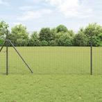 vidaXL Hekpalen 52 stuks Grijs Ø32 mm 170 cm Gegalvaniseerd, Verzenden, Nieuw