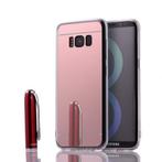 2in1 Spiegel en Hoesje voor Samsung Galaxy S8 Plus Rosé-gou