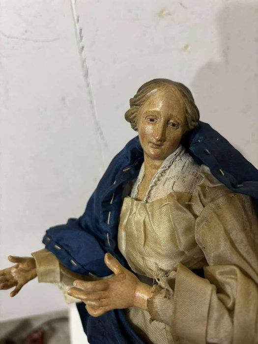 sculptuur, Presepe Napoletano - Madonna Santa Maria (30cm.), Antiquités & Art, Art | Art non-occidental
