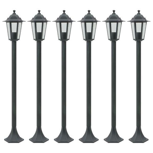 6x Paalverlichting 110cm | Retour Deal 46% Korting!, Tuin en Terras, Buitenverlichting, Waterbestendig, Netvoeding, 50 tot 250 watt