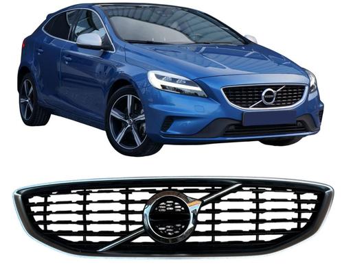 Grill | Volvo V40 | 2017-2020 | R-design | glanzend zwart, Auto-onderdelen, Carrosserie, Nieuw, Volvo, Verzenden