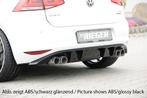 Rieger diffuser | VW Golf 7 3drs, 5drs, GTI, GTE, GTD tot, Ophalen of Verzenden