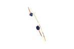 Armband - 9 kt. Roségoud - 0.90ct. tw. Saffier, Handtassen en Accessoires, Armbanden, Nieuw