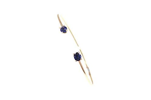 Armband - 9 kt. Roségoud - 0.90ct. tw. Saffier, Handtassen en Accessoires, Armbanden