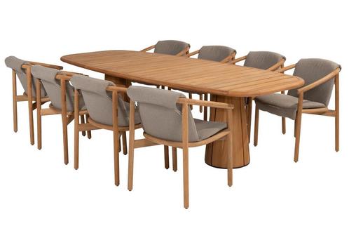 4 Seasons Outdoor Tess tuinset teak met Capri tafel met, Tuin en Terras, Tuinsets en Loungesets