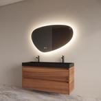 Badmeubelset BWS Riga Met Lako Wastafel Zwart 120 cm Walnoot, Doe-het-zelf en Bouw, Ophalen of Verzenden, Nieuw, Bad