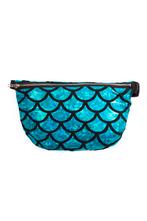 Schubben Heuptas Blauw Fanny Pack Twee Vakken Zwarte Band Ta, Handtassen en Accessoires, Tassen | Damestassen, Ophalen of Verzenden