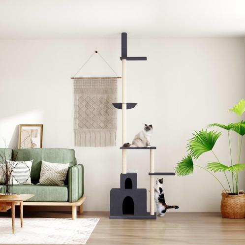 vidaXL Kattenmeubel vloer tot plafond 250,5-276,5 cm, Dieren en Toebehoren, Katten-accessoires, Nieuw, Verzenden