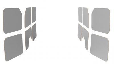 Wandbetimmering en deurpanelen hout Nissan Townstar 2021-hed, Auto-onderdelen, Interieur en Bekleding, Nieuw, Nissan, Verzenden