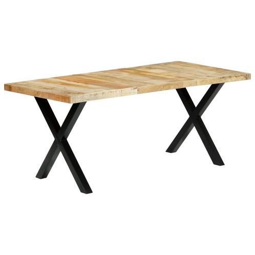 vidaXL Table de salle à manger 180x90x76 cm Bois de, Huis en Inrichting, Tafels | Eettafels, Verzenden