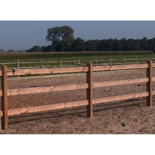 Manchester weidepaal in hout met vlakke bovenkant in, Dieren en Toebehoren, Stalling en Weidegang