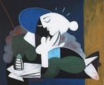 Jone Hopper - Femme assoupie, Antiquités & Art, Art | Peinture | Moderne