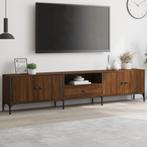 vidaXL Meuble TV à tiroir chêne brun 200x25x44 cm bois, Maison & Meubles, Armoires | Mobilier de télévision, Neuf, Verzenden