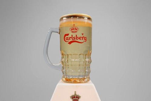 Lampe de table - Plastique - lampe Carlsberg des années 70, Antiek en Kunst, Antiek | Wandborden en Tegels