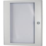 Porte transparente Eaton avec fenêtre et bouton rotatif gris, Verzenden