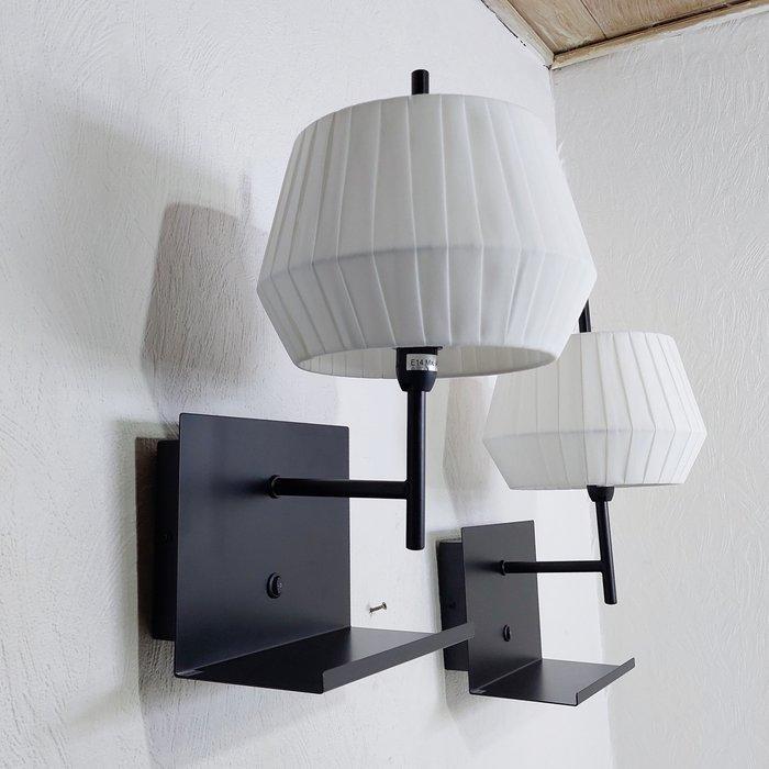 Nordlux - Says Who - Lampe murale (2) - Dicte - Noir & Blanc, Antiek en Kunst, Kunst | Designobjecten