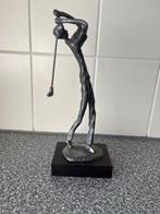 Beeld, Golf speler - 27 cm - Tin