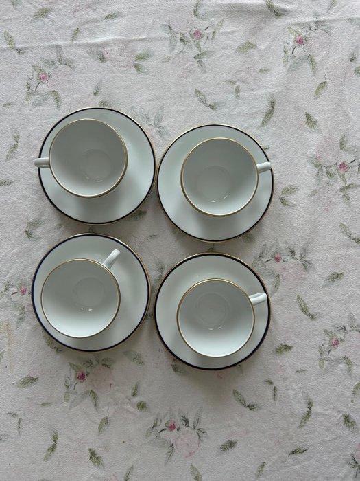 Bernardaud & Co. Limoges - Kop en schotel (4) - Modèle, Antiek en Kunst, Antiek | Meubels | Tafels