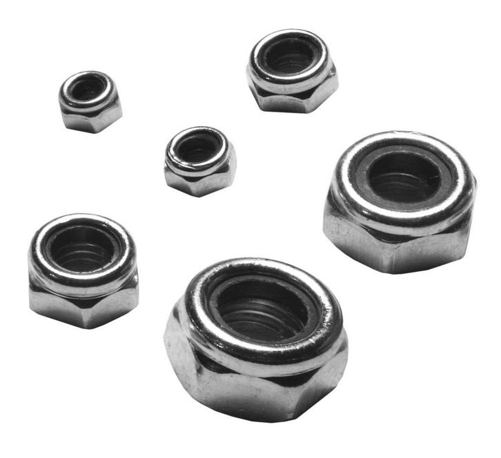 Set van 200 stuks zelfborgende moeren (M4-M12, in 2 doosjes, Doe-het-zelf en Bouw, Gereedschap | Overige machines, Nieuw, Verzenden