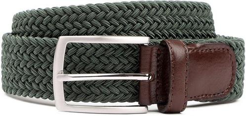 Profuomo Geweven Riem Groen maat 105 Heren, Kleding | Heren, Riemen en Ceintuurs, Riem of Ceintuur, Nieuw, Echt leder, Verzenden