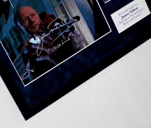 Back to the Future - James Tolkan (Mr. Strickland) Framed,, Verzamelen, Film en Tv