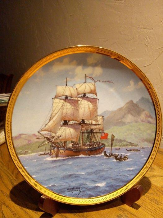 Franklin Mint - Assiette murale (4) - les grands navires -, Antiquités & Art, Curiosités & Brocante