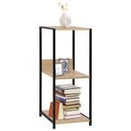 vidaXL Boekenkast 33,5x39,6x79,7 cm bewerkt hout zwart en, Verzenden, Nieuw