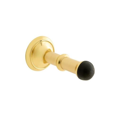 Klassieke deurstopper messing gelakt, Doe-het-zelf en Bouw, Hang- en Sluitwerk, Overige typen, Nieuw, Koper of Messing, Ophalen of Verzenden