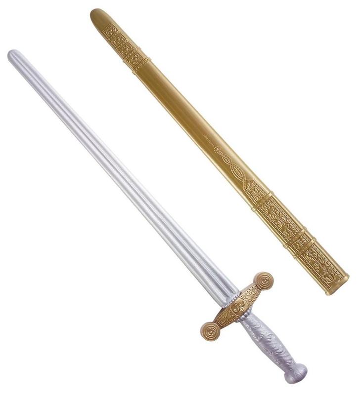 Nep Zwaard Met Schede 75cm, Hobby en Vrije tijd, Feestartikelen, Nieuw, Verzenden