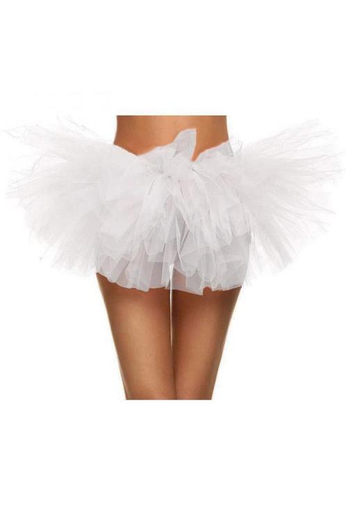 Korte Tutu Wit Tule Rokje 74 80 86 92 98 104 110 Witte Petti, Kinderen en Baby's, Carnavalskleding en Verkleedspullen, Meisje