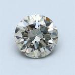 1 pcs Diamant - 0.91 ct - Rond - Light Greyish Brown - SI2, Nieuw