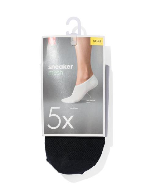 HEMA Sneakersokken 5 Paar Zwart, Kleding | Dames, Leggings, Maillots en Panty's, Ophalen of Verzenden