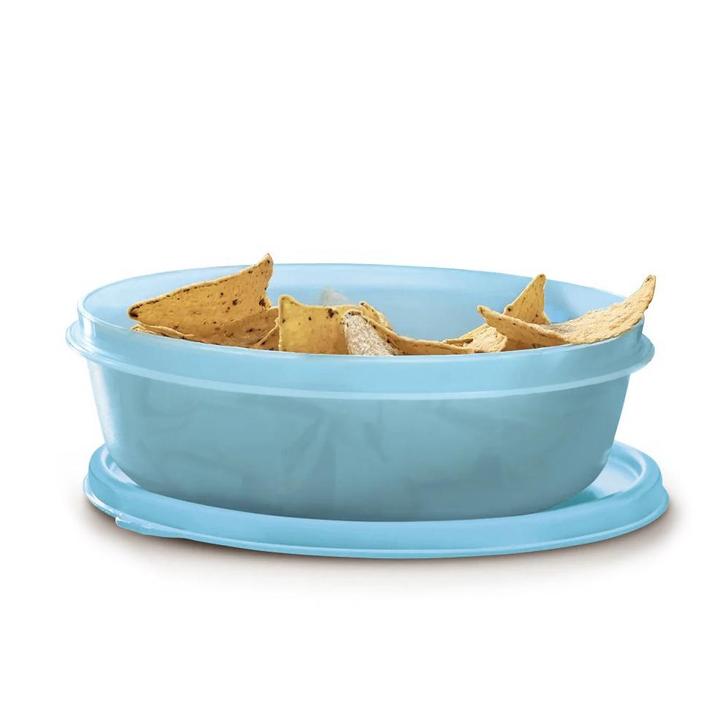 Tupperware Ruimtekom 1 l Blauw, Huis en Inrichting, Keuken | Tupperware, Nieuw, Verzenden