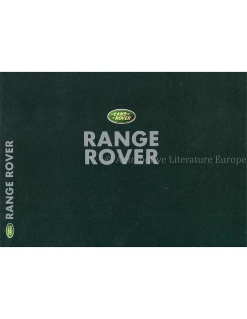 1999 RANGE ROVER BROCHURE NEDERLANDS, Livres, Autos | Brochures & Magazines