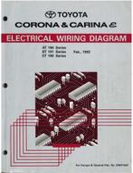 1992 TOYOTA CORONA | CARINA E ELECTRISCHE SCHEMA