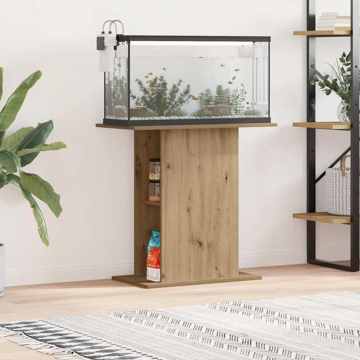 vidaXL Aquariumstandaard Artisan Eikenhout 36x75x72,5 cm, Dieren en Toebehoren, Vissen | Aquaria en Toebehoren, Nieuw, Verzenden