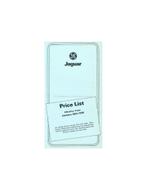 1976 JAGUAR PRIJSLIJST ENGELS, Livres