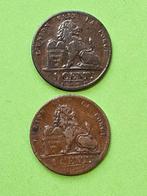 België. Lotje centen - misslagen 1835 t.e.m. 1895 (Zonder
